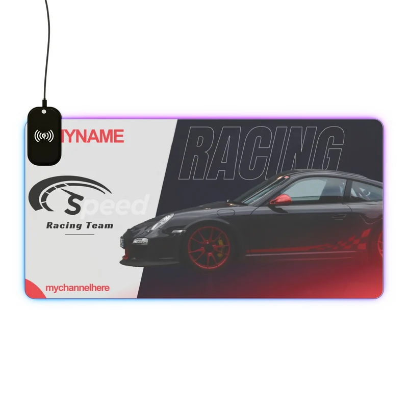 Tapis de Souris Personnalisé - RGB recharge induction sans fil