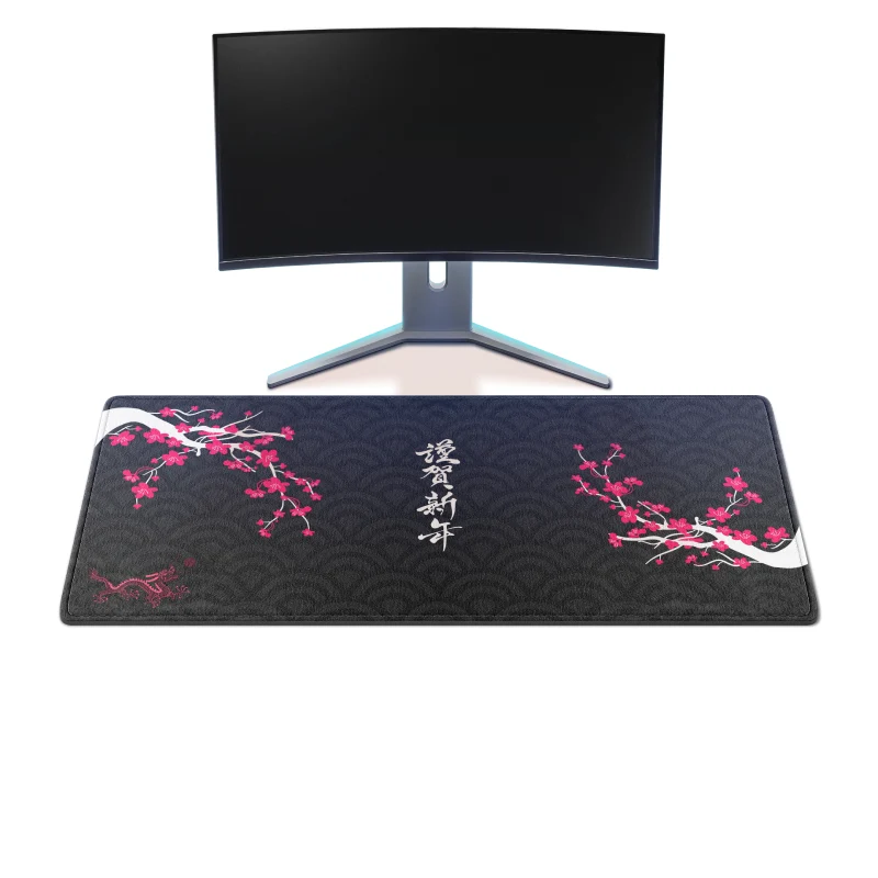 Tapis de bureau - "Cerisier Japonais Sakura"