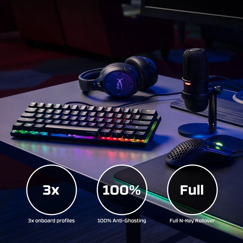 HyperX Alloy Origins 60 – Clavier mécanique gaming