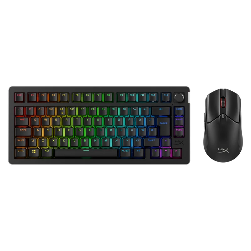 HyperX Offre Groupée - Alloy Rise 75 Sans fil + Pulsefire Haste 2 Sans fil