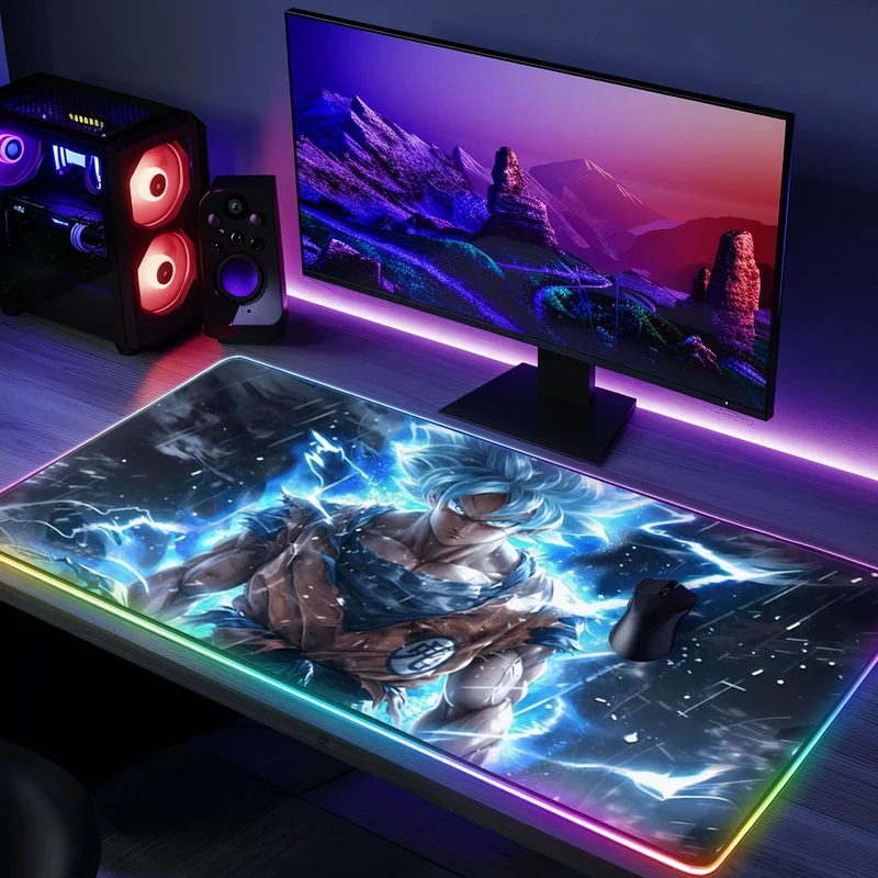 Tapis de souris DBZ SANGOKU RGB - Puissance