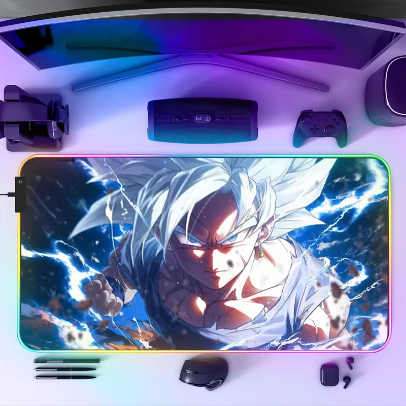 Tapis de souris DBZ SANGOKU RGB - Éclair
