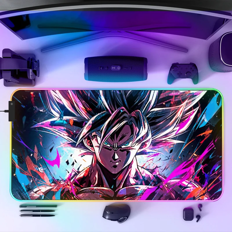 Tapis de souris DBZ SANGOKU RGB - Explosion