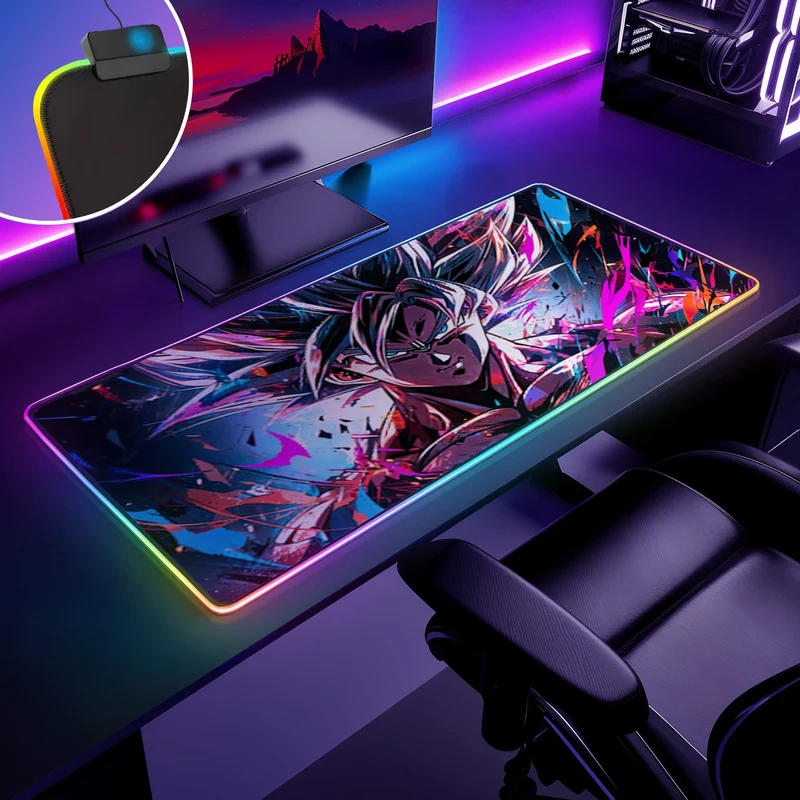 Tapis de souris DBZ SANGOKU RGB - Explosion