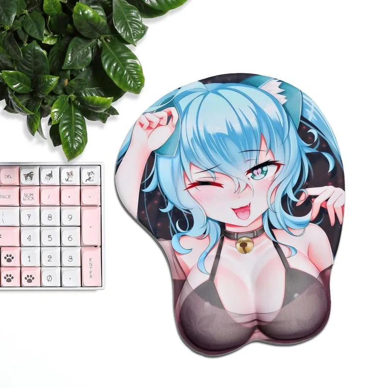 Tapis de souris seins Hatsune Miku clin d'œil