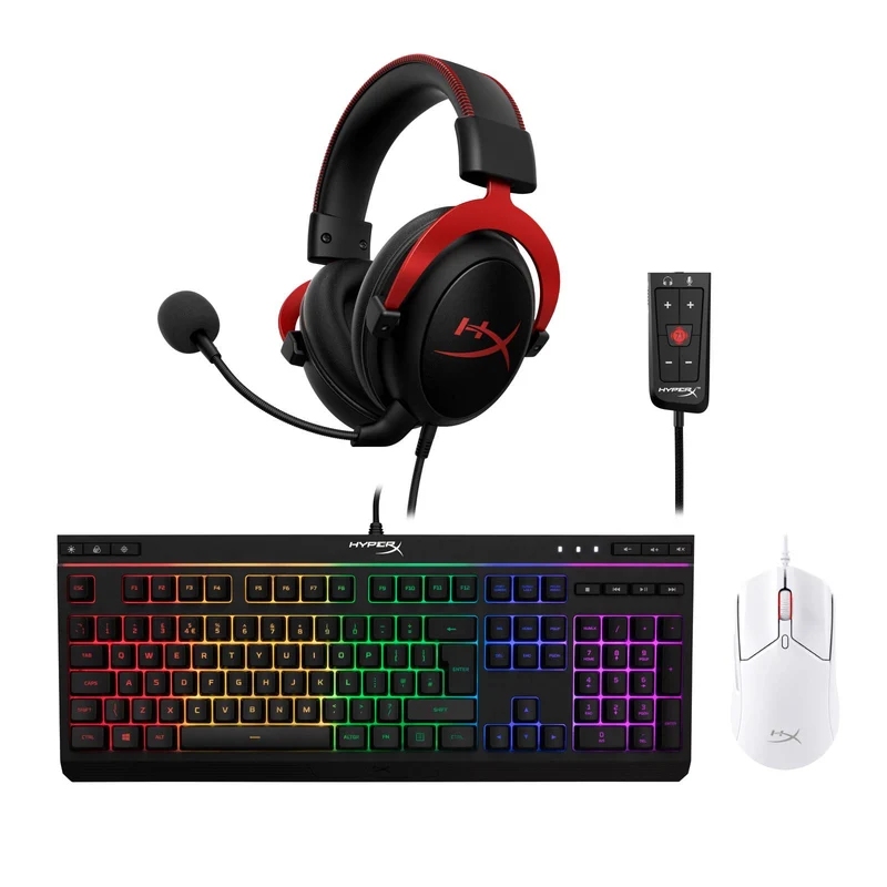HyperX Offre Groupée - Cloud II + Alloy Core + Pulsefire Haste 2