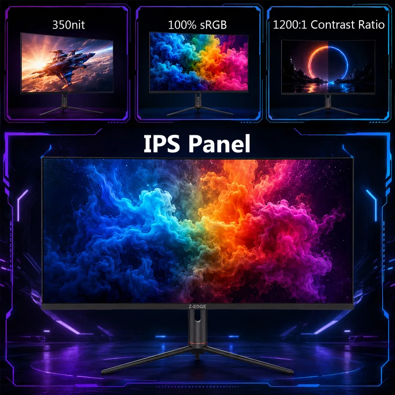Z-EDGE UG40S 40" 144Hz 2K UltrawideIPS Gaming Monitor, Built-in Speaker