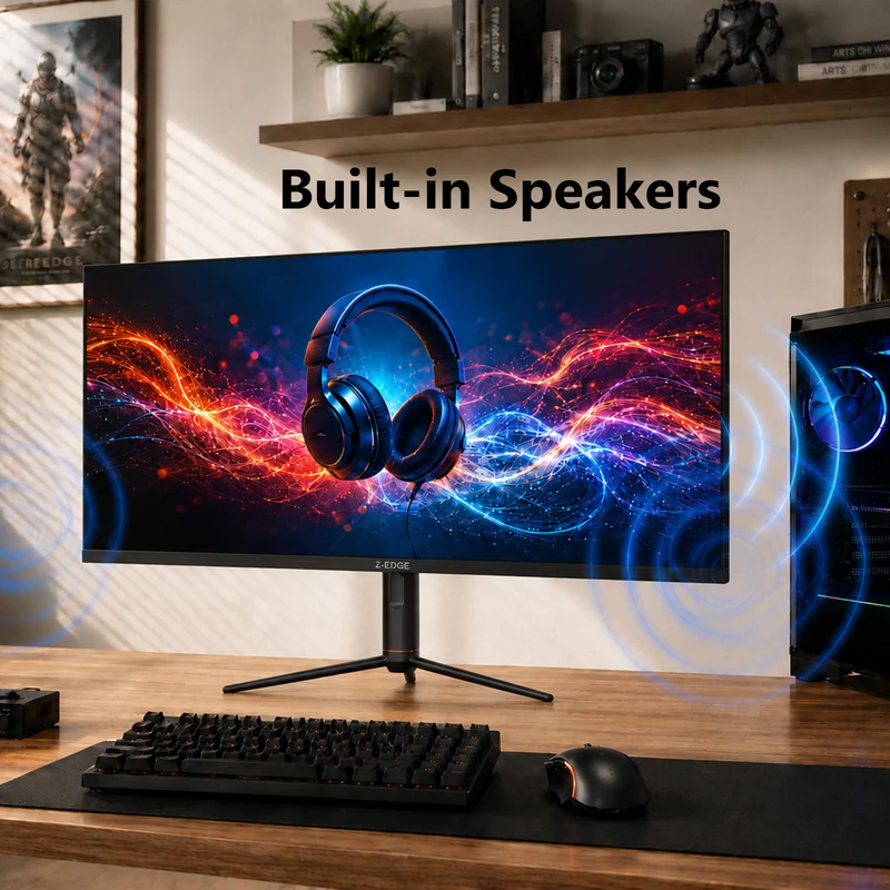 Z-EDGE UG40S 40" 144Hz 2K UltrawideIPS Gaming Monitor, Built-in Speaker