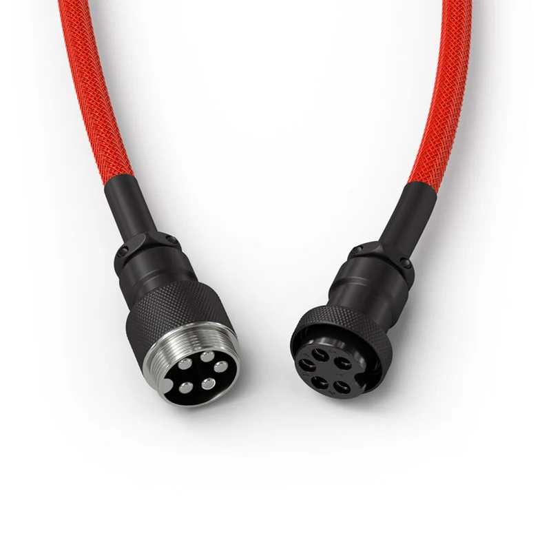 Glorious Coiled Cable - Crimson Red