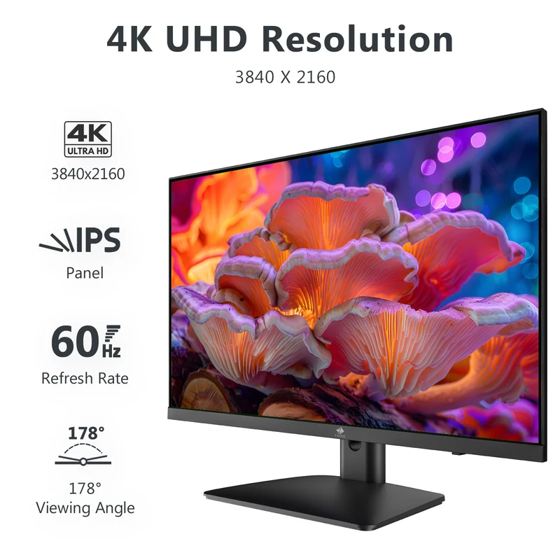 Z-EDGE U27P4K 27" 4K IPS Panel Office Monitor