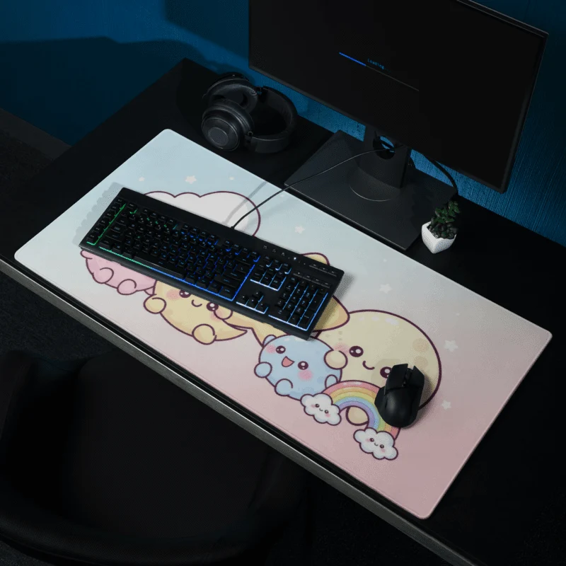 Tapis De Souris Kawaii Univers Céleste