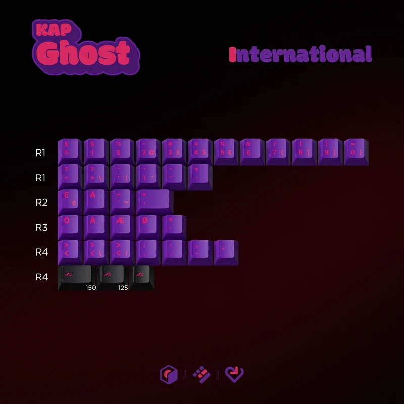 KAP GHOST KEYCAPS