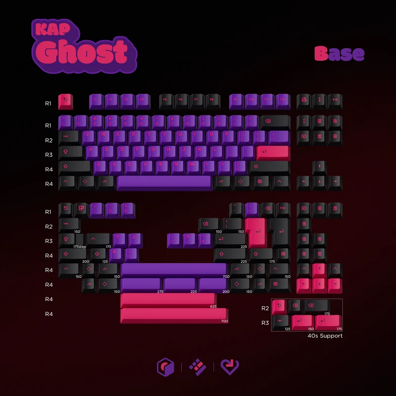 KAP GHOST KEYCAPS