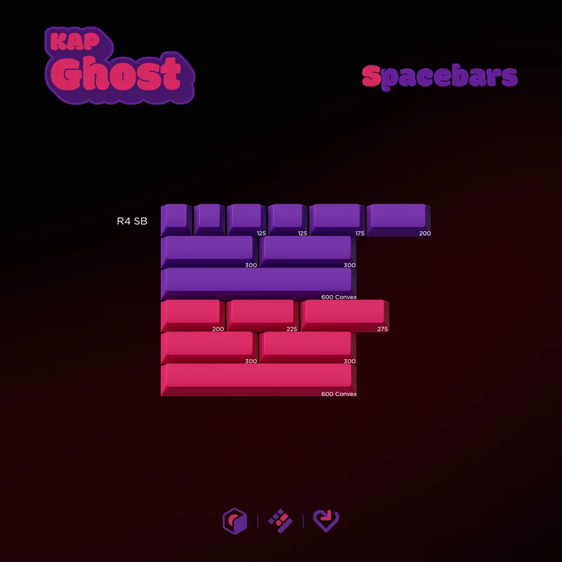 KAP GHOST KEYCAPS