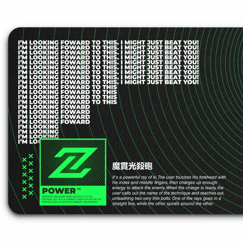 Tapis de Souris "Le Guerrier Vert"