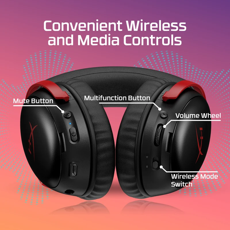 HyperX Cloud III S Wireless – Casque gaming sans fil