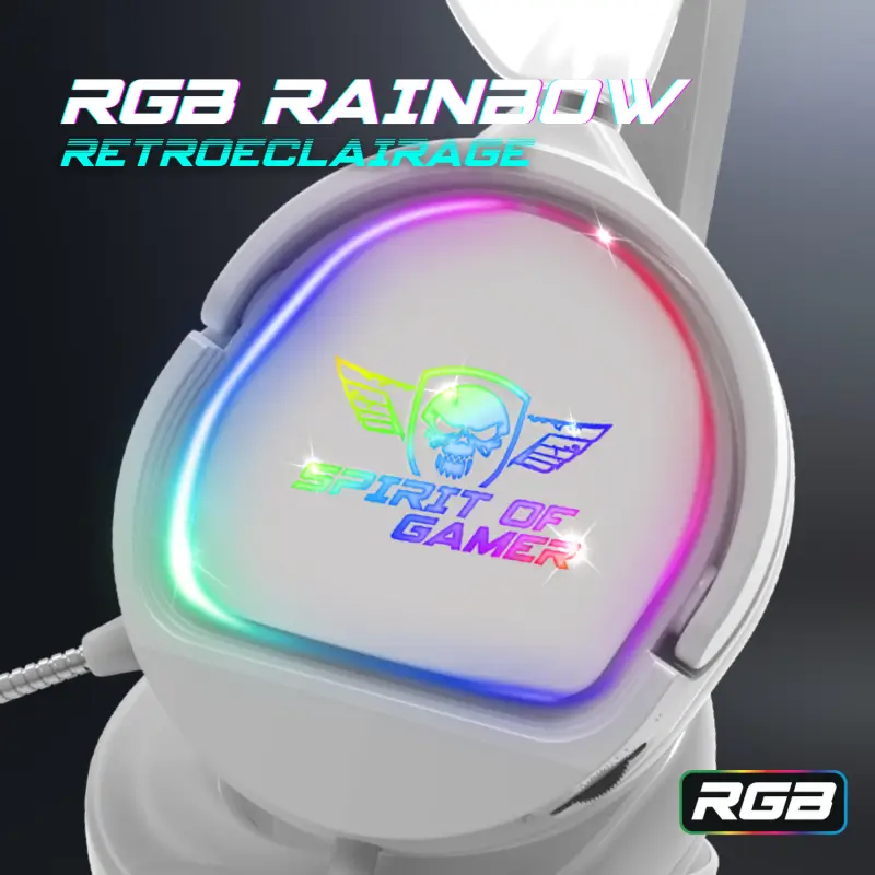 Casque Gamer PRO-H6 Artic