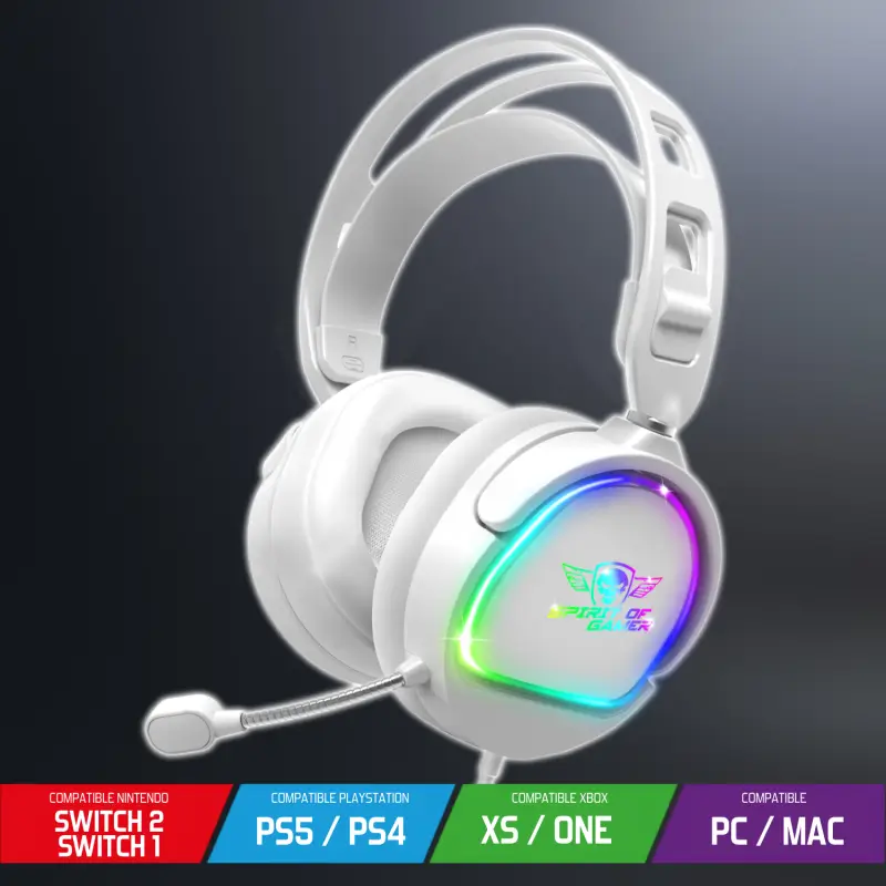 Casque Gamer PRO-H6 Artic