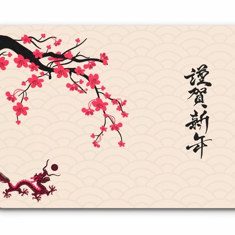 Tapis de Souris "Fleurs de Cerisier Japonais"
