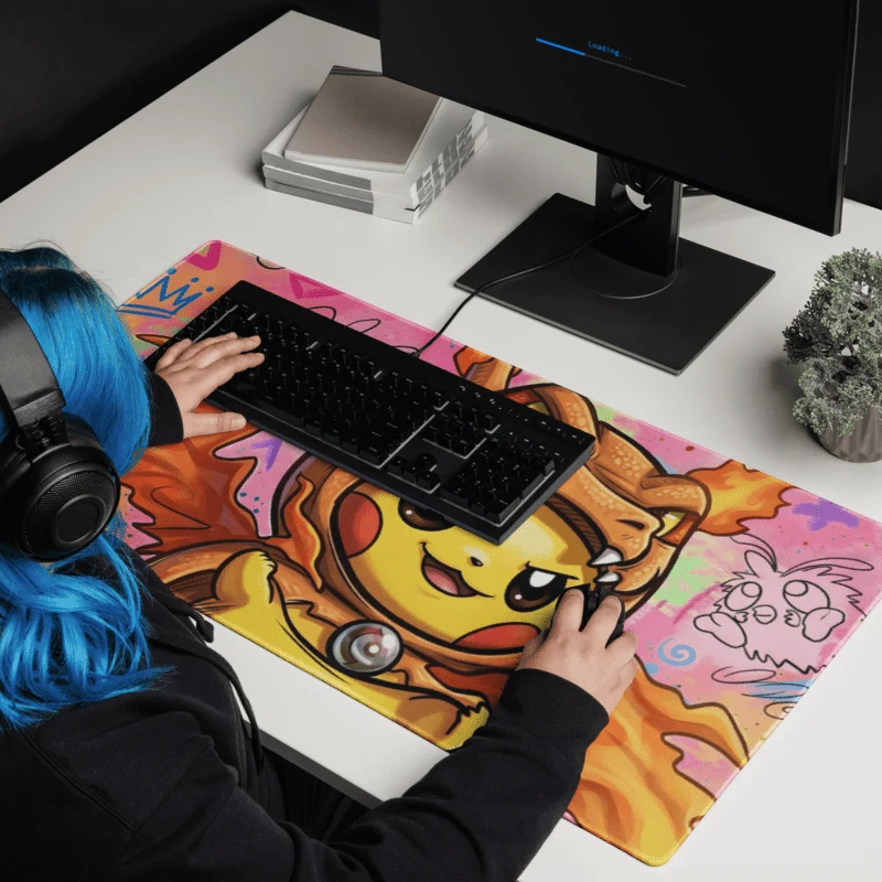 Tapis De Souris Gamer Dragon Électrique