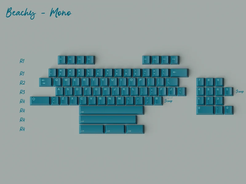 GMK CYL JUST BEACHY