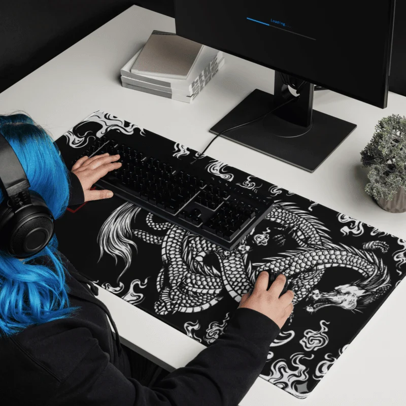 Tapis De Souris Japonais Dragon