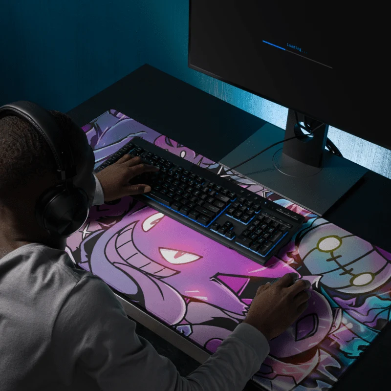Tapis De Souris Gamer Fantômes Violets