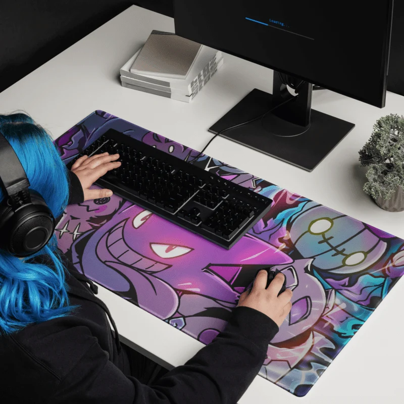 Tapis De Souris Gamer Fantômes Violets