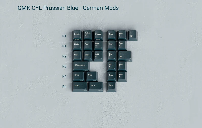 GMK CYL PRUSSIAN BLUE