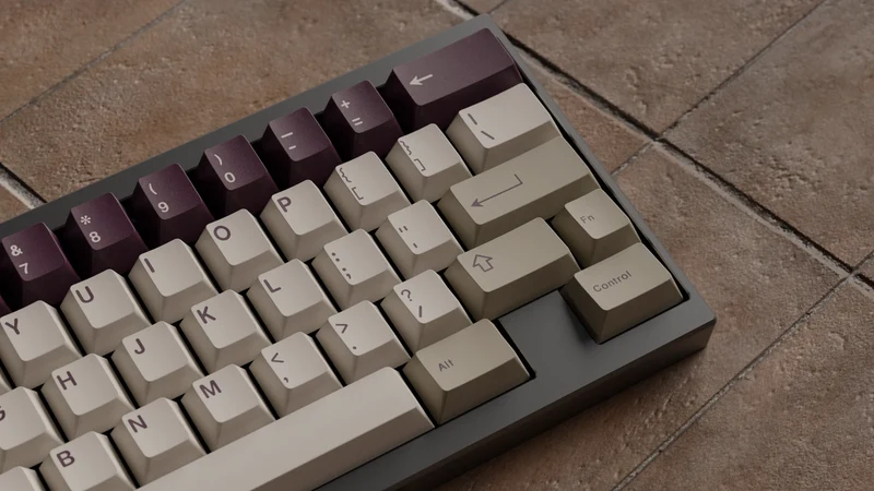 GMK CYL VIOLET ALERT KEYCAPS