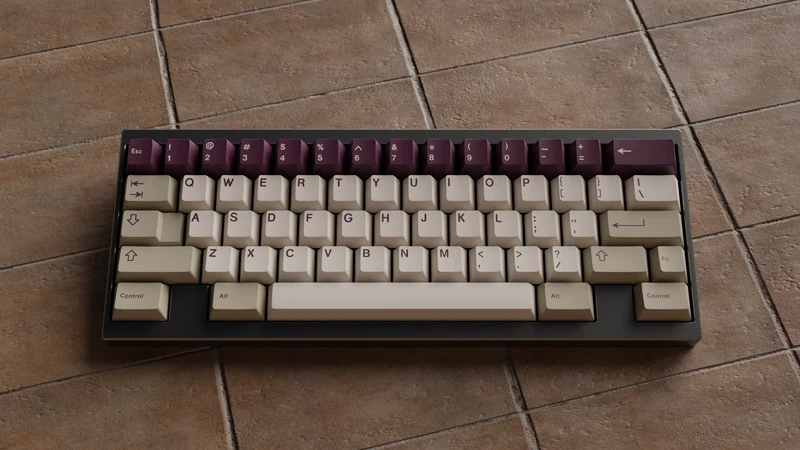 GMK CYL VIOLET ALERT KEYCAPS