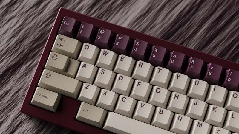 GMK CYL VIOLET ALERT KEYCAPS