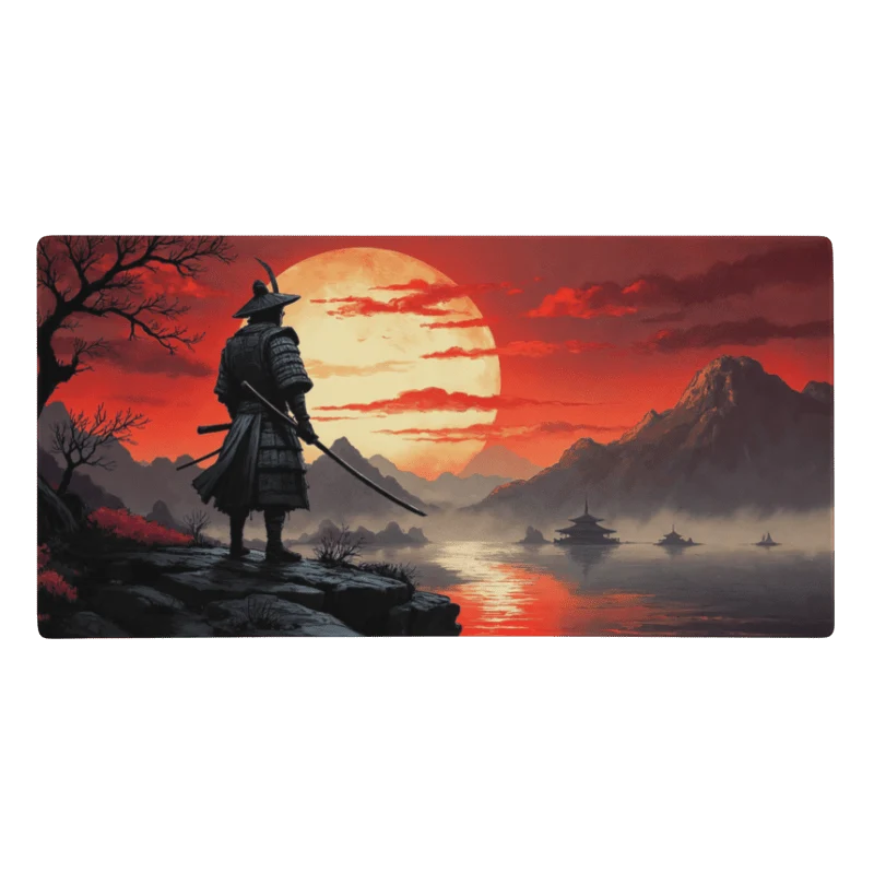Tapis De Souris Japonais Samouraï Armure Katana