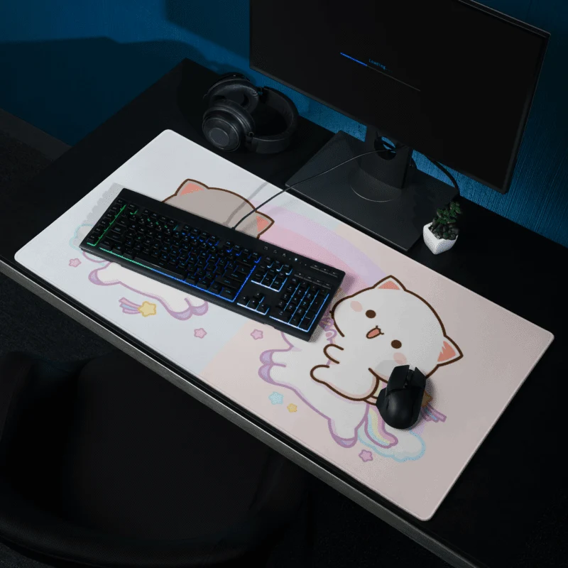 Tapis De Souris Kawaii Chatons Licorne