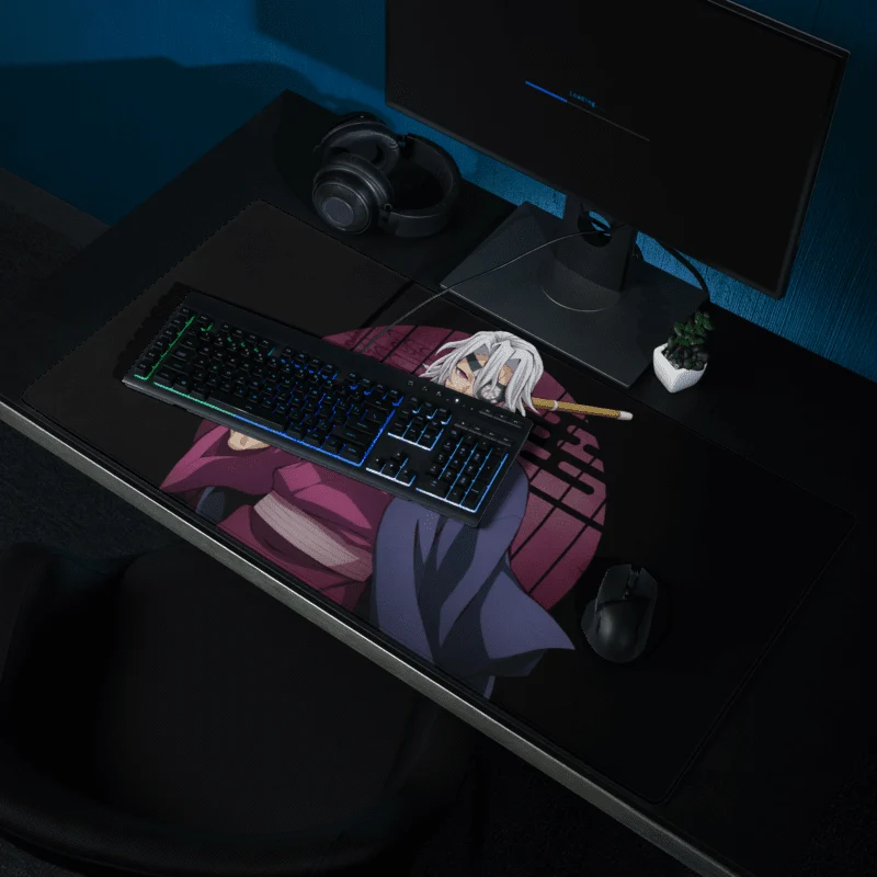 Tapis De Souris Manga Démon Seigneur Kimono Mauve