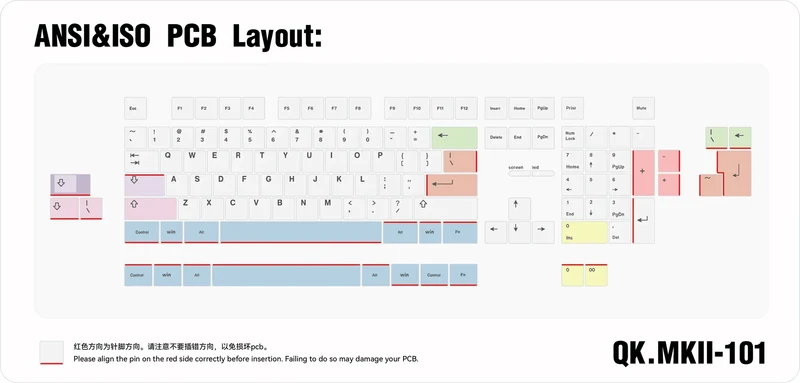 [PRE-ORDER] QK101 CUSTOM MECHANICAL KEYBOARD KIT