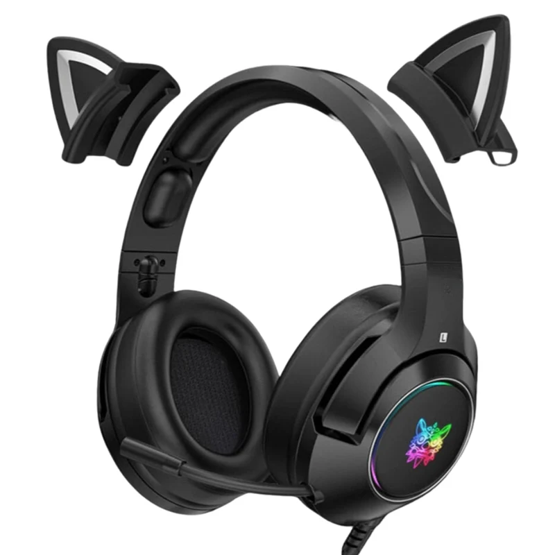 Casques Gaming RGB - Oreilles de Chat