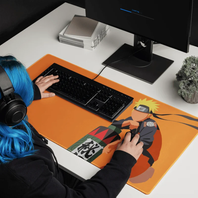 Tapis De Souris Anime Ninja Orange