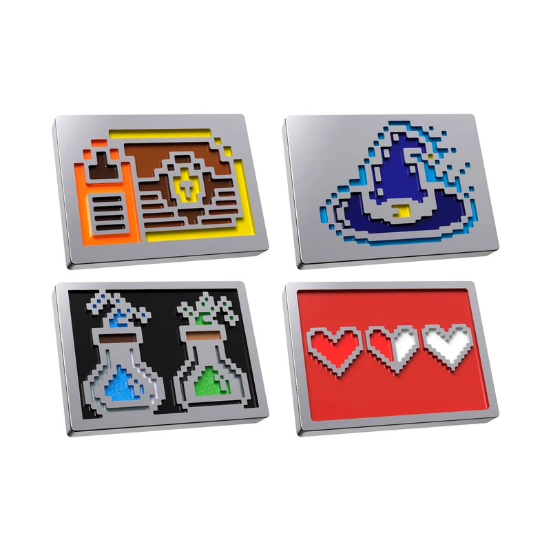 Lot de badges HyperX – Badges magnétiques