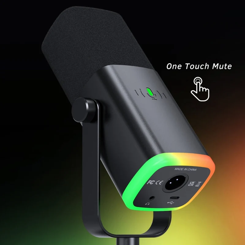 Microphone Gaming RGB - AM8