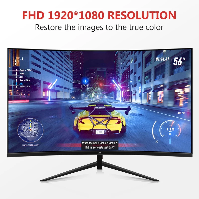 Refurbished: Z-EDGE 27" 240Hz/280Hz Curved Gaming Monitor