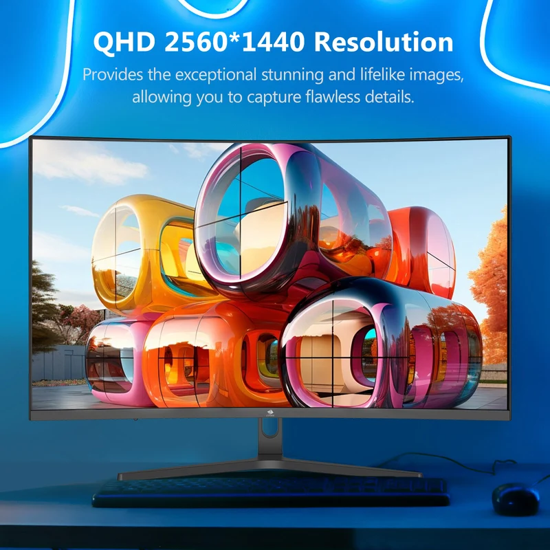 Refurbished: Z-EDGE UG32 32'' QHD 165Hz Curved Gaming Monitor