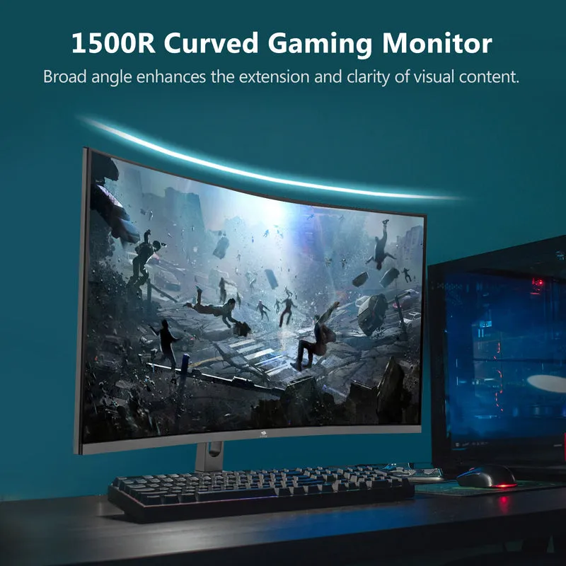 Refurbished: Z-EDGE UG32 32'' QHD 165Hz Curved Gaming Monitor