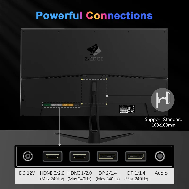 Z-EDGE UG27PJ 27'' 240Hz Gaming Monitor