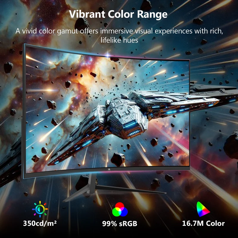 Z-EDGE UG27 27" 180Hz Curved Gaming Monitor