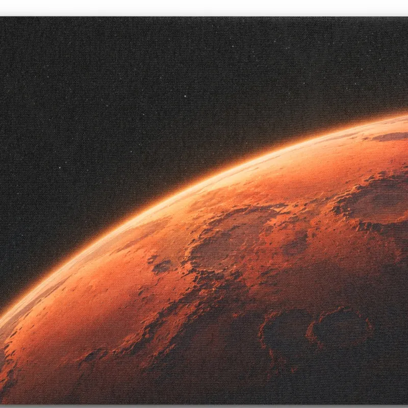 Tapis de Souris "Planète Mars et Voie Lactée"