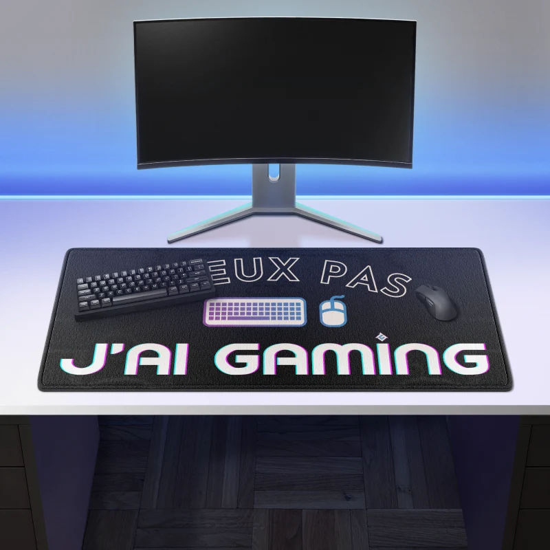 Tapis de Souris "J'PEUX PAS J'AI GAMING"