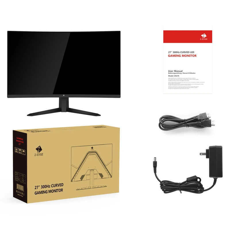 Z-EDGE UG27S 27" 300Hz Curved Gaming Monitor