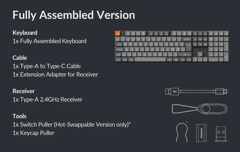 KEYCHRON K5 WIRELESS MECHANICAL KEYBOARD