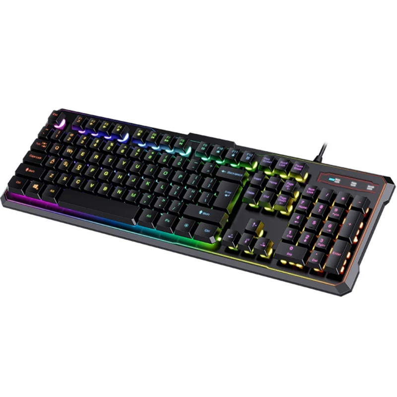 Kit Gaming 5 en 1 souris + clavier + tapis + casque + support